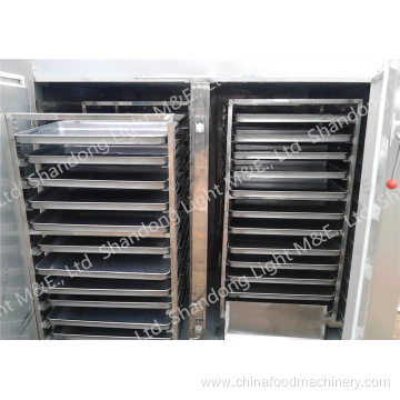 Hot air cabinet dryer with small cost